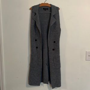 Sleeveless Long Sweater Vest